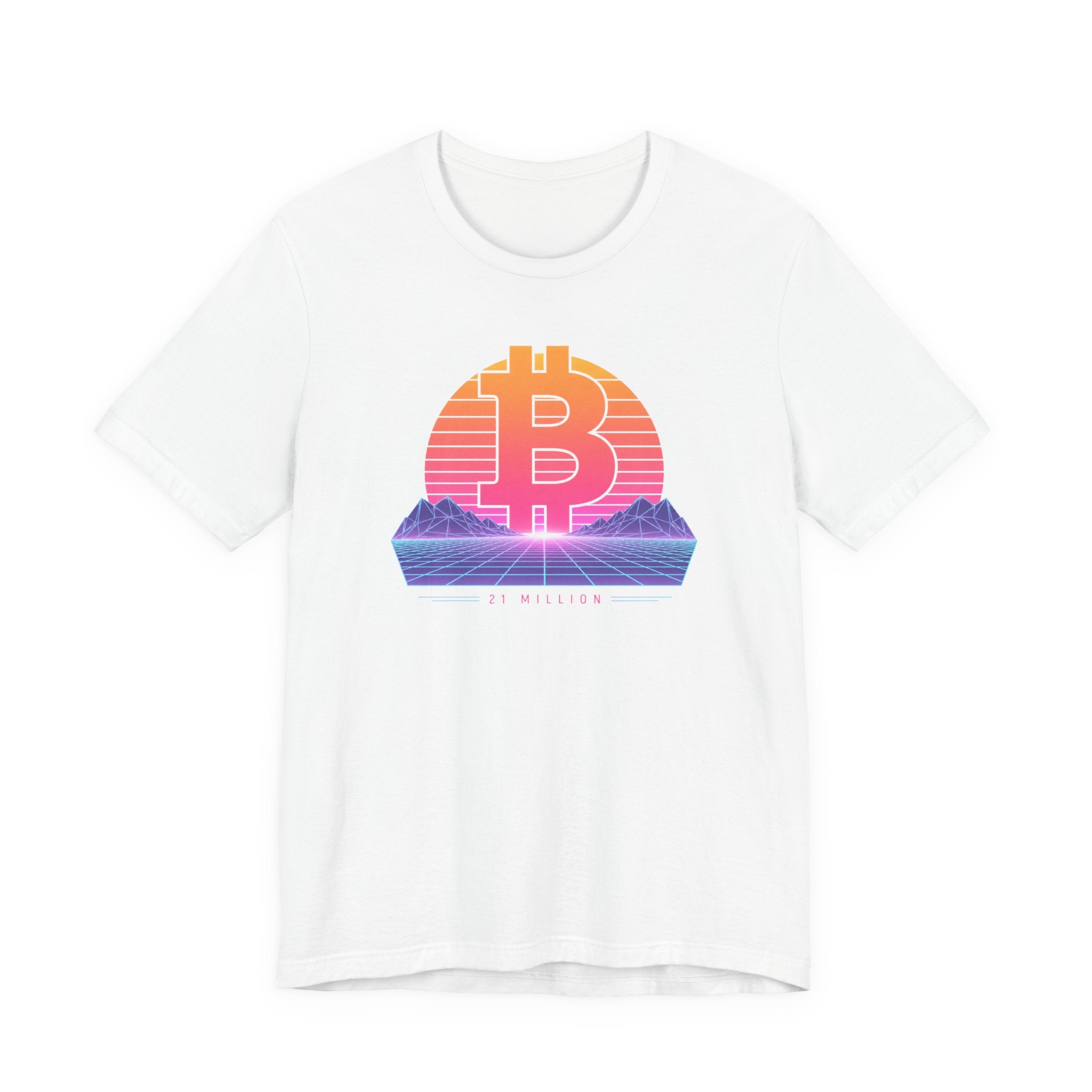 Bitcoin Retro Sunset
