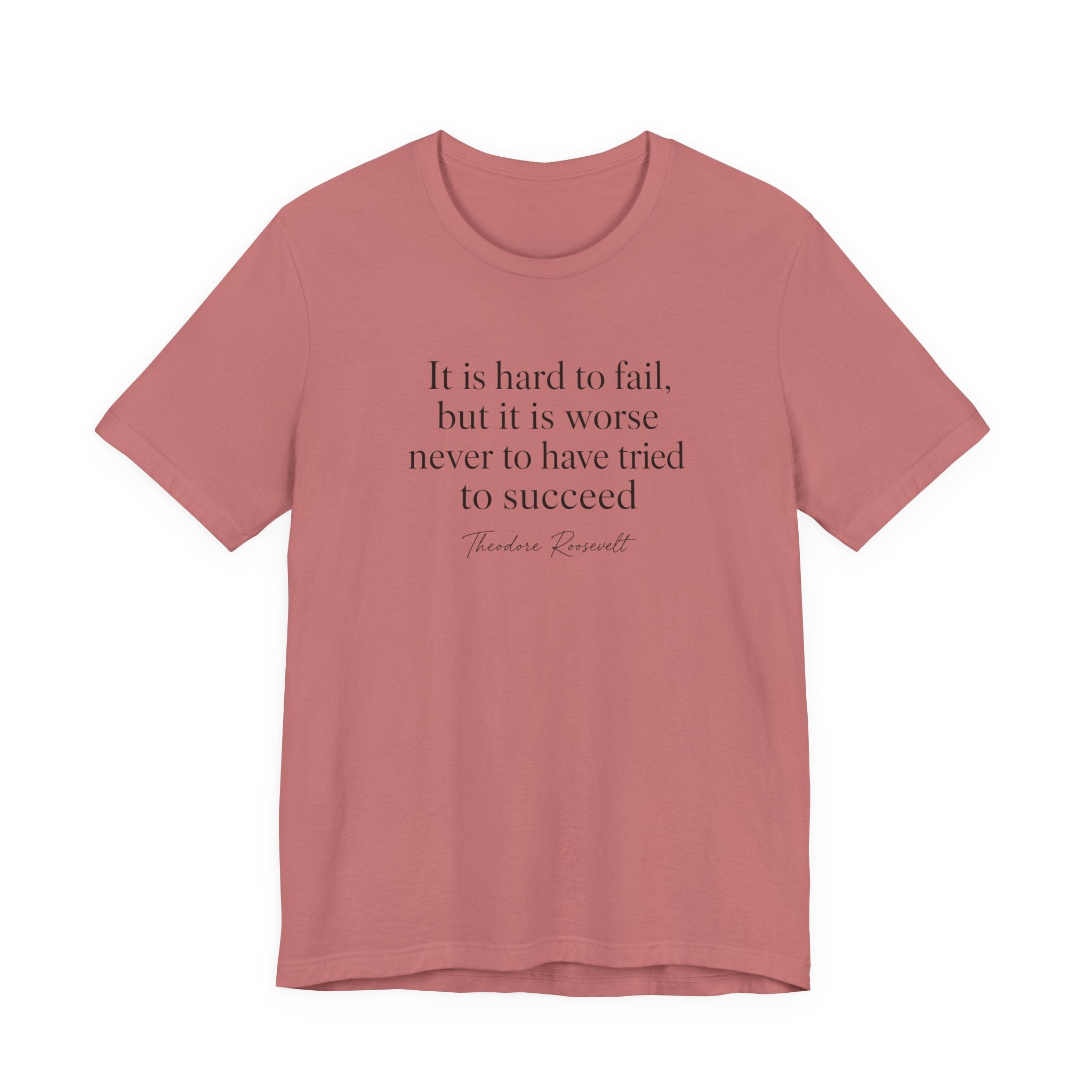 It is hard to fail