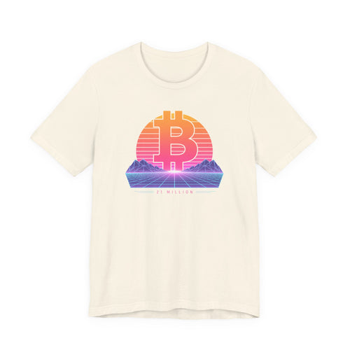 Bitcoin Retro Sunset